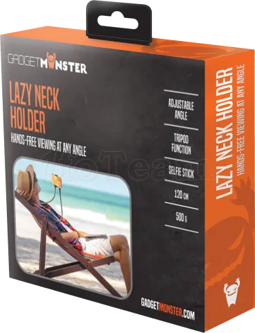 Photo de Support pour Smartphone GadgetMonster Lazy Neck (Noir)