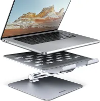 Photo de Support / réhausseur Axagon STND-LQ pour ordinateur portable 17.3" max (Argent)