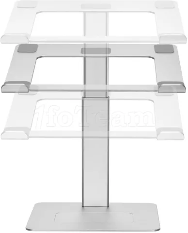Photo de Support / réhausseur Gembird NBS-D1-02 pour ordinateur portable 15.6"max (Argent)