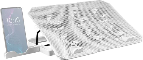 Photo de Support / Réhausseur Mars Gaming MNBC23 pour ordinateur portable 16"max (Blanc)