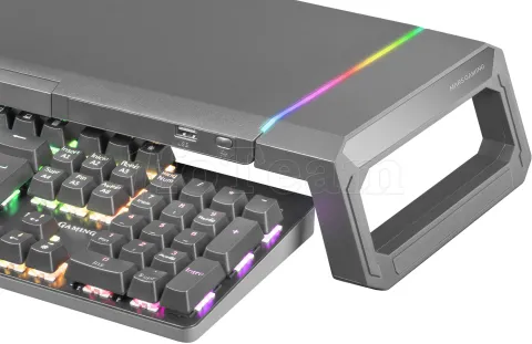 Photo de Support / Rehausseur pour Ecran Mars Gaming MGS One RGB (Noir)