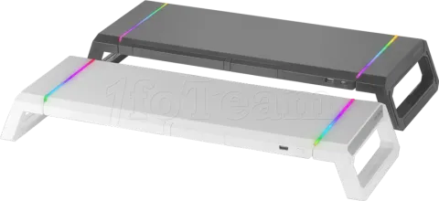 Photo de Support / Réhausseur pour Ecran Mars Gaming MGS One RGB (Noir)