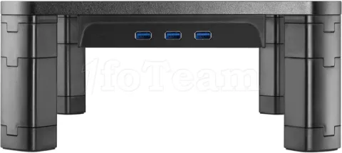 Photo de Support / Réhausseur pour Ecran T'nB avec Hub USB 3.0  (Noir)