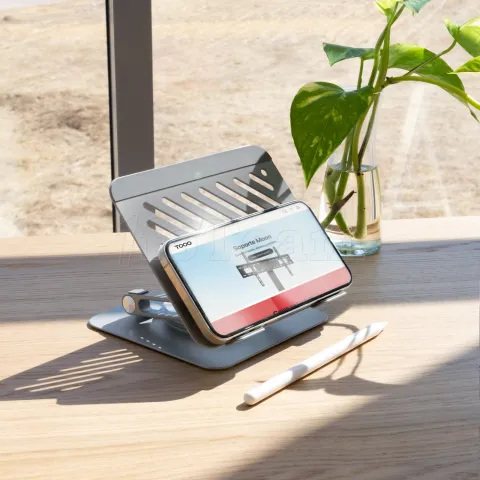 Photo de Support tablette universel sur pied Tooq  NARVI-G (gris)