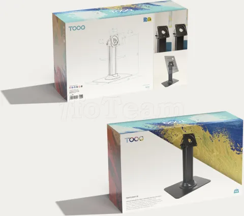 Photo de Support tablette universel sur pied Tooq TQATC2601-B (Noir)