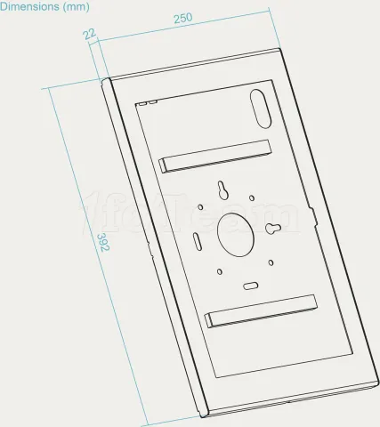 Photo de Support tablette universel Tooq  TQATTE2601-L-B (Noir)