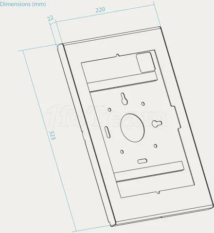 Photo de Support tablette universel Tooq  TQATTE2601-M-B (Noir)