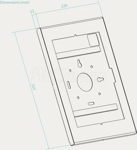 Photo de Support tablette universel Tooq  TQATTE2601-S-B (Noir)