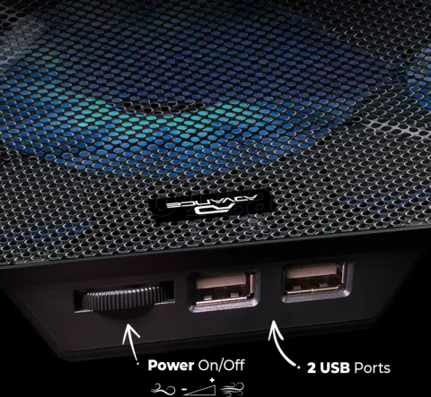 Photo de Support Ventilé Advance Airstream 17" max (Noir)