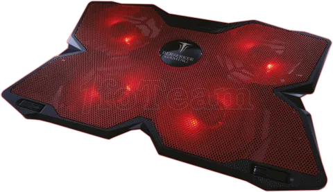 Photo de Support ventilé Berserker Gaming Niflheim Rouge 17"max (Noir)