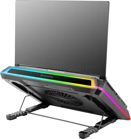 Photo de Support ventilé Mars Gaming MNBC-Ultra RGB 18"max (Noir)