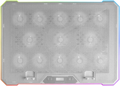 Photo de Support ventilé Mars Gaming MNBC13 RGB 17"max (Blanc)