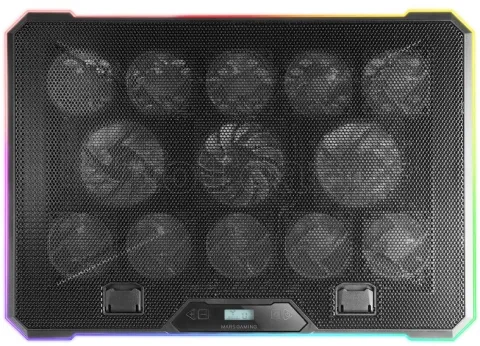 Photo de Support ventilé Mars Gaming MNBC13 RGB 17"max (Noir)