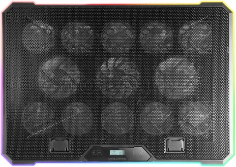 Photo de Support ventilé Mars Gaming MNBC13 RGB 17"max (Noir)