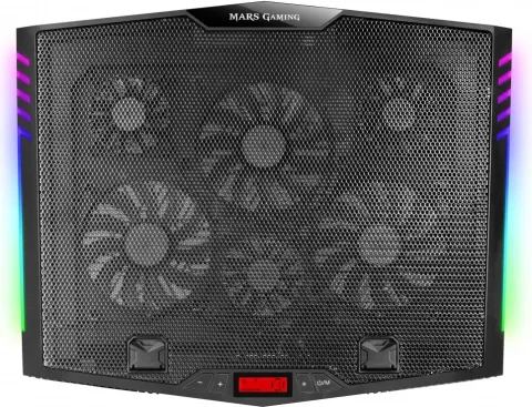 Photo de Support ventilé Mars Gaming MNBC5 17,3"max (Noir)