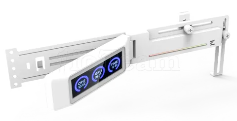 Photo de Support Zalman ZM-VS3 DS pour cartes graphiques (Blanc)