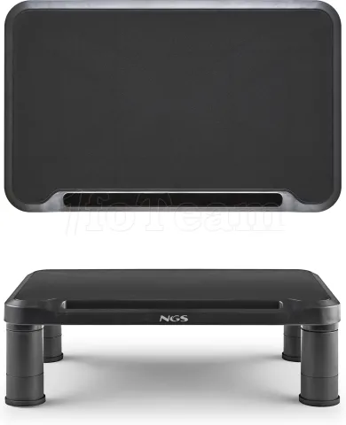 Photo de Support/Réhausseur à poser NGS Screen Stand pour écran 20kg max (Noir)