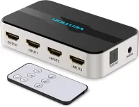 Photo de Switch HDMI Vention 3 ports (3 entrées / 1 sortie) (Noir/Gris)