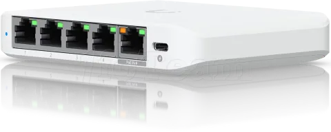 Photo de Switch réseau ethernet 2,5Gbps UbiQuiti UniFi Flex Mini 2.5G - 5 ports + PoE