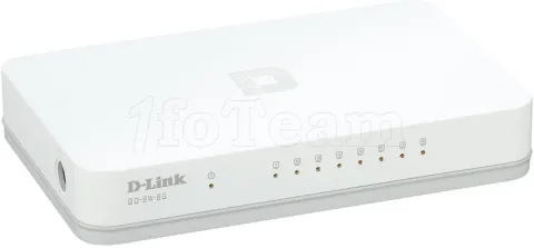 Photo de Switch réseau ethernet Gigabit D-Link GO-SW-8G - 8 ports