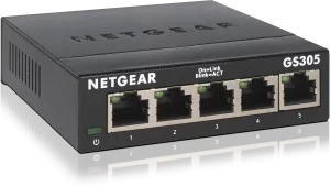 Photo de Switch réseau ethernet Gigabit Netgear GS305 - 5 ports (Métal)