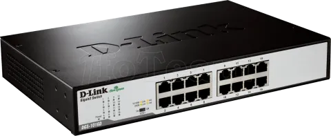 Photo de Switch réseau ethernet Gigabit rackable D-Link DGS-1016D - 16 ports