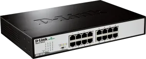 Photo de Switch réseau ethernet Gigabit rackable D-Link DGS-1016D - 16 ports