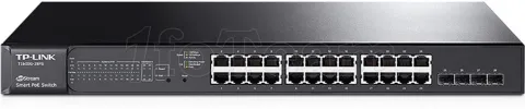 Photo de Switch réseau ethernet Gigabit rackable TP-Link T1600G-28PS (PoE, SFP) - 24 ports