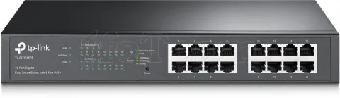 Photo de Switch réseau ethernet Gigabit TP-Link Easy Smart TL-SG1016PE - 16 ports dont 8x PoE