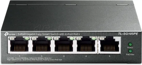 Photo de Switch réseau ethernet Gigabit TP-Link TL-SG105PE - 5 ports