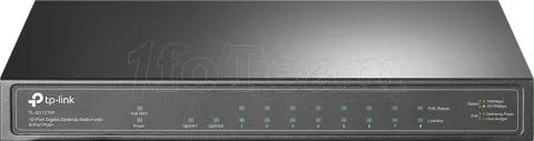 Photo de Switch réseau ethernet Gigabit TP-Link TL-SG1210P (PoE) - 10 ports