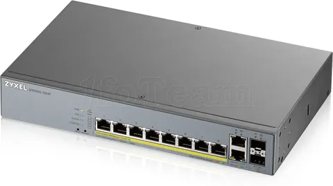 Photo de Switch réseau ethernet Gigabit Zyxel CCTV GS1350-HP - 8 ports dont 10x PoE+