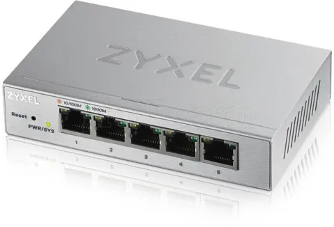 Photo de Switch réseau ethernet Gigabit Zyxel GS1200 - 5 ports