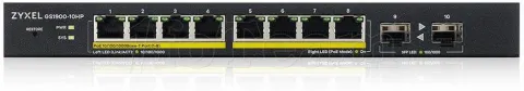 Photo de Switch réseau ethernet Gigabit Zyxel GS1900-HP - 10 ports dont 8x PoE