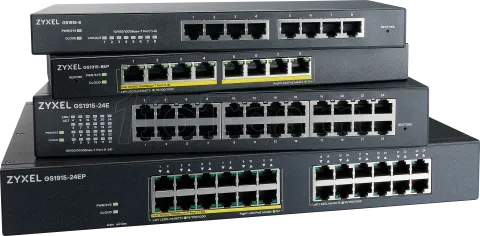 Photo de Switch réseau ethernet Gigabit Zyxel GS1915-E - 24 ports