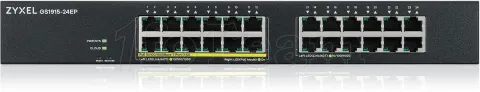 Photo de Switch réseau ethernet Gigabit Zyxel GS1915-EP - 24 ports dont 12x PoE