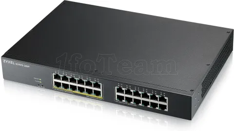 Photo de Switch réseau ethernet Gigabit Zyxel GS1915-EP - 24 ports dont 12x PoE