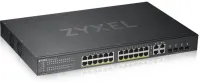 Photo de Switch réseau ethernet Gigabit Zyxel GS1920HP v2 - 24 ports dont 24x PoE (Noir)