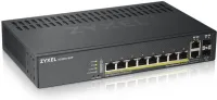 Photo de Switch réseau ethernet Gigabit Zyxel GS1920HP v2 - 8 ports dont 8x PoE (Noir)