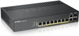 Photo de Switch réseau ethernet Gigabit Zyxel GS1920HP v2 - 8 ports dont 8x PoE (Noir)