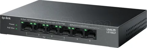 Photo de Switch réseau ethernet TP-Link Omada LS106P - 8 ports dont 6x PoE+