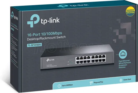 Photo de Switch réseau ethernet TP-Link SF1016DS - 16 ports