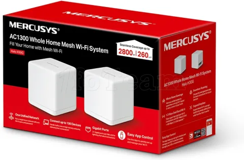 Photo de Système WiFi Mesh Mercusys Halo H30G AC1300 (2 pièces)