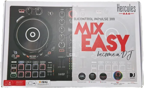 Photo de Table de mixage Hercules DJControl Inpulse 300 (Noir) - SN 2033299830012383 - ID 195918