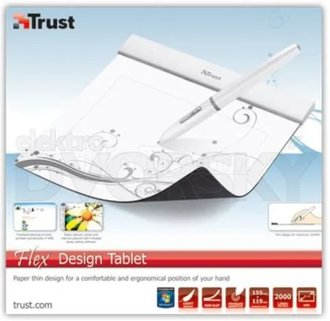 Photo de Tablette Graphique A6 Trust FLEX Design