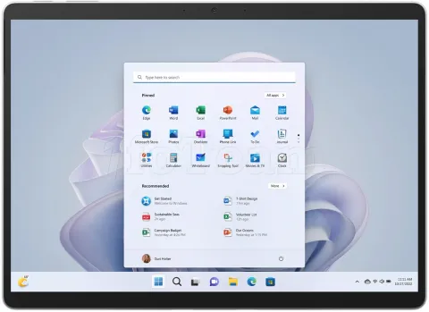 Photo de Tablette Microsoft Surface Pro 9 13" (Argent)