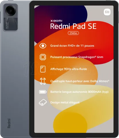 Photo de Tablette Xiaomi Redmi Pad SE 8Go-256Go 11" (Gris)