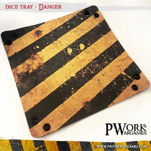 Photo de Tapis de Jeu - Neoprene Dice Tray Danger