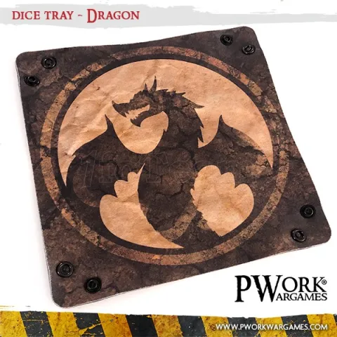 Photo de Tapis de Jeu - Neoprene Dice Tray Dragon