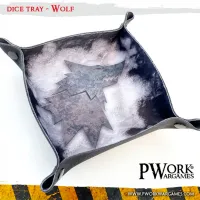 Photo de Tapis de Jeu - Neoprene Dice Tray Wolf